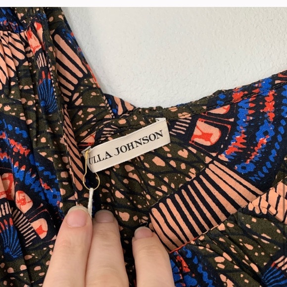 NWT Ulla Johnson Iliana Poplin Ruffle Mini Dress - Picture 7 of 9